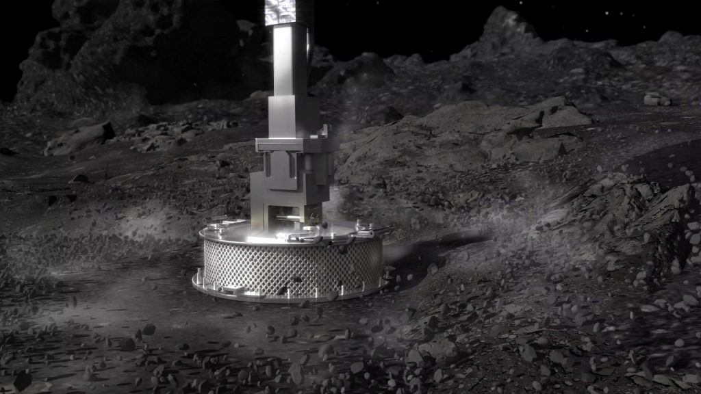 NASA探査機が小惑星ベンヌとの接触に成功、岩石サンプルを採取